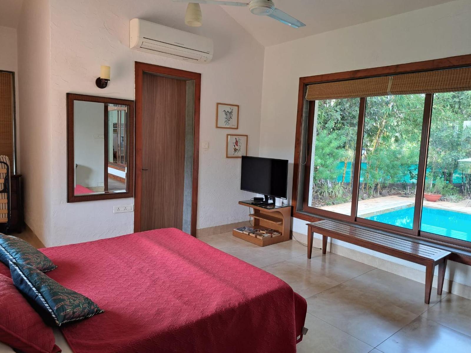 アリバグ Casa Blanca 3Bhk W/Pool Near Mandwa, Alibaugヴィラ エクステリア 写真