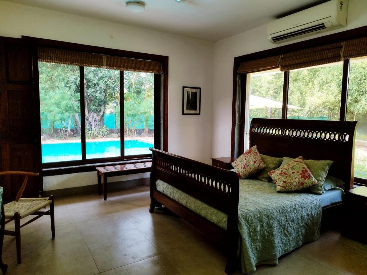 アリバグ Casa Blanca 3Bhk W/Pool Near Mandwa, Alibaugヴィラ エクステリア 写真